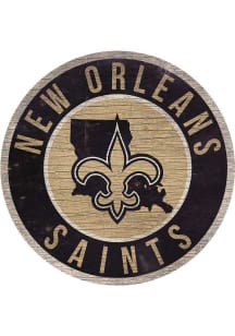 New Orleans Saints 12 in Circle State Sign