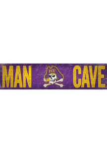 East Carolina Pirates Man Cave 6x24 Sign