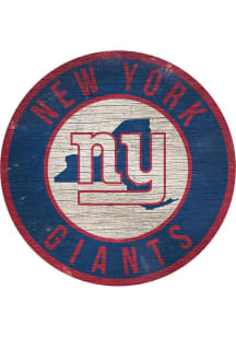 New York Giants 12 in Circle State Sign