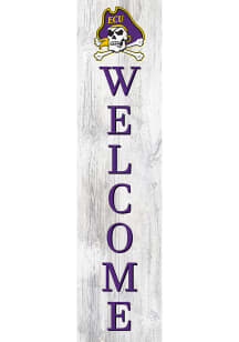 East Carolina Pirates 24 Inch Welcome Leaner Sign