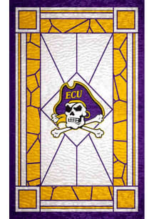 East Carolina Pirates Stained Glass Sign
