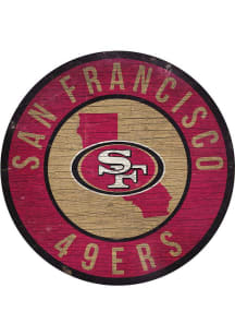 San Francisco 49ers 12 in Circle State Sign