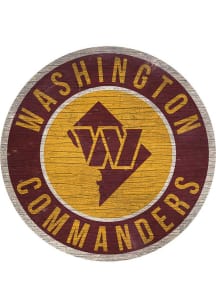 Washington Commanders 12 in Circle State Sign