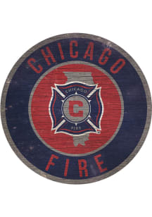 Chicago Fire 12 in Circle State Sign
