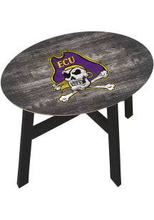 East Carolina Pirates Logo Heritage Side Purple End Table