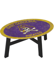 East Carolina Pirates Team Color Logo Purple Coffee Table