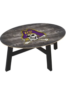 East Carolina Pirates Distressed Wood Purple Coffee Table