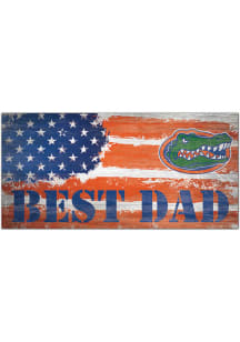 Florida Gators Best Dad Flag Sign