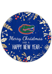 Florida Gators Merry Christmas and New Year Circle Sign