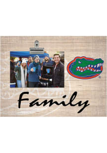 Florida Gators Family Burlap Clip Picture Frame