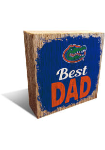 Florida Gators Best Dad Block Sign