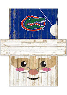 Florida Gators Santa Head Sign - Orange