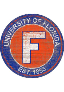 Florida Gators Round Heritage Logo Sign