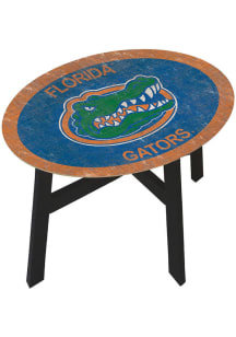 Florida Gators Distressed Side Orange End Table