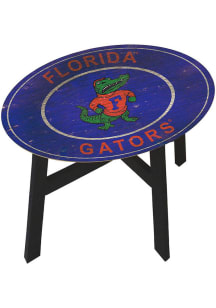 Florida Gators Logo Heritage Side Orange End Table
