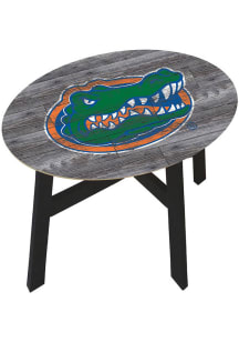Florida Gators Logo Heritage Side Orange End Table