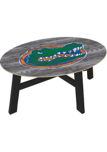 Florida Gators Distressed Wood Orange Coffee Table