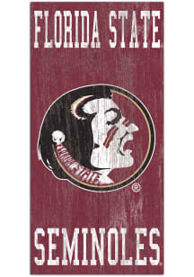 Florida State Seminoles Heritage Logo 6x12 Sign