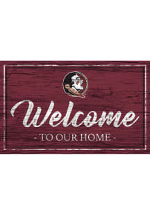 Florida State Seminoles Welcome to our Home 6x12 Sign