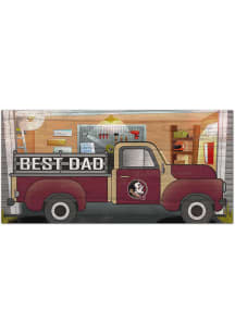 Florida State Seminoles Best Dad Truck Sign