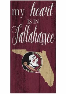 Florida State Seminoles My Heart State Sign