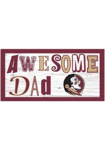 Florida State Seminoles Awesome Dad Sign