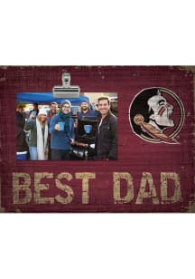 Florida State Seminoles Best Dad Clip Picture Frame