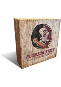 Florida State Seminoles Logo Block Sign