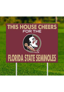 Florida State Seminoles This House Cheers For Yard Sign