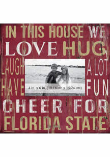 Florida State Seminoles In This House 10x10 Picture Frame
