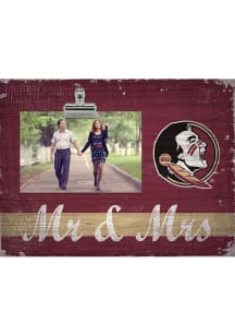 Florida State Seminoles Mr and Mrs Clip Picture Frame