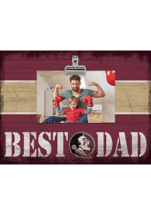 Florida State Seminoles Best Dad Clip Picture Frame