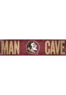 Florida State Seminoles Man Cave 6x24 Sign