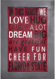 Florida State Seminoles In This House Picture Frame