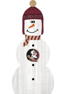 Florida State Seminoles Snowman Leaner Sign