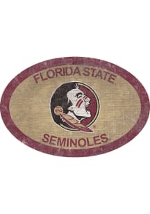 Florida State Seminoles 46 Inch Oval Team Sign