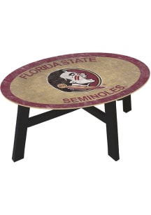 Florida State Seminoles Team Color Logo Maroon Coffee Table
