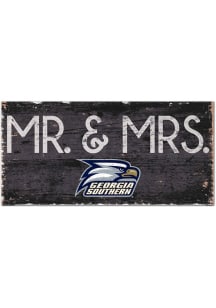 Georgia Southern Eagles Mr and Mrs Sign