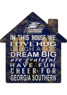 Georgia Southern Eagles 12 inch House Sign