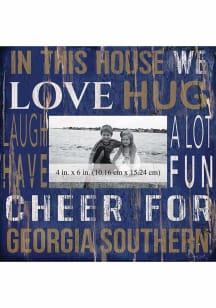 Georgia Southern Eagles In This House 10x10 Picture Frame