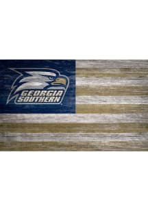 Georgia Southern Eagles Distressed Flag Picture Frame
