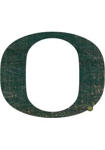 Oregon Ducks Distressed Logo Cutout Sign