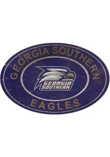 Georgia Southern Eagles 46 Inch Heritage Oval Sign