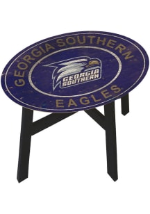 Georgia Southern Eagles Logo Heritage Side Blue End Table
