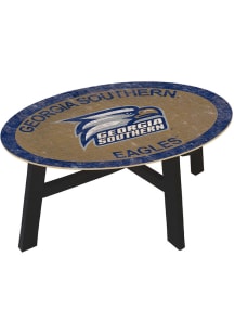 Georgia Southern Eagles Team Color Logo Blue Coffee Table