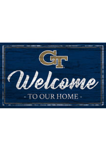 GA Tech Yellow Jackets Welcome to our Home 6x12 Sign