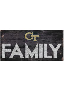 GA Tech Yellow Jackets Family 6x12 Sign