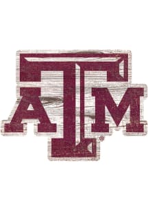 Texas A&amp;M Aggies Distressed Logo Cutout Sign