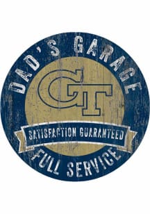 GA Tech Yellow Jackets Dads Garage Sign