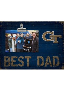 GA Tech Yellow Jackets Best Dad Clip Picture Frame